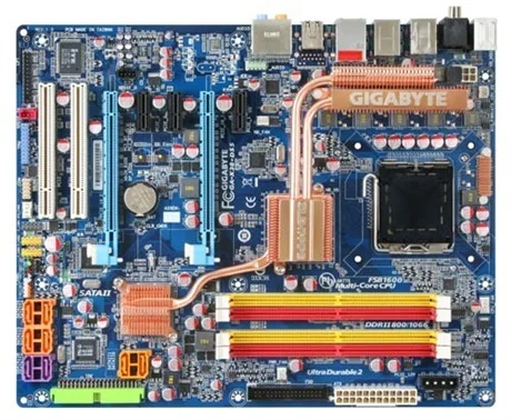 Gigabyte GA-X38-DS5 настольная материнская плата X38-DS5 X38 + ICH9R LGA 775 для Core 2 DDR2 2G SATA2 USB ATX