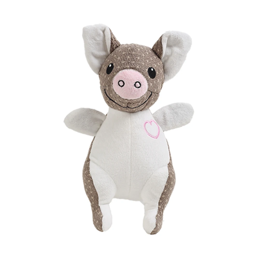 

Dog Chew Squeak Toys Fleece Rope Interative Toy Animals Plush Puppy Deer for Pet Dogs Cat Chew Squeaking Toy