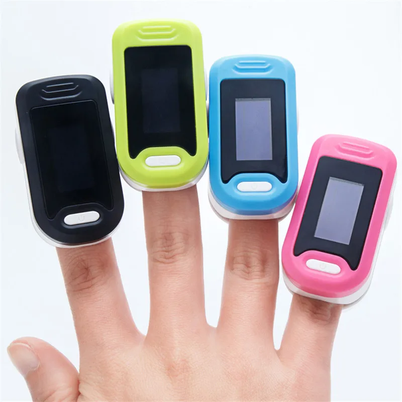 

Portable Finger Oximeter Digital OLED Fingertip Pulse Oximeter SPO2 Pulse Rate Oxygen Monitor