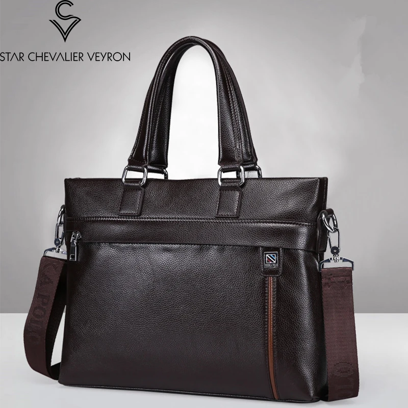 2016 hot brand men's business casual briefcases leather briefcase men
