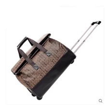 Колесный подвижный мешок Pu дорожные сумки на колесиках водонепроницаемые женские багажные дорожные сумки на колесиках мужские бизнес чемодан