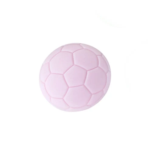 1 шт., силиконовый Противоскользящий круглый дверной пульт с кнопками, ручка, клейкая 3D краш-накладка, протектор стены, ручка, различные - Цвет: pink  football