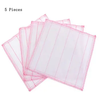

5Pcs Five-layer Cotton Gauze Absorbent Dish Cloth Kitchen Plate Bowl Cleaning Wash Towel Oil-free Kitchen Dish Towel torchon de