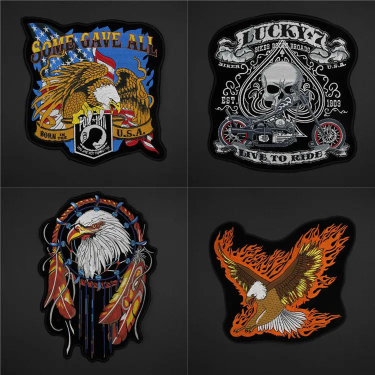 Wholesale Motorcycle Racing Patches Back Patches For Jackets Patch