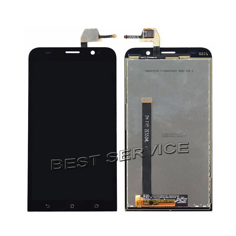 For Asus Zenfone 2 ZE551ML ZE550KL ZE550ML ZE500CL LCD Display + Touch Panel Screen Glass Assembly Replacement Parts | Мобильные