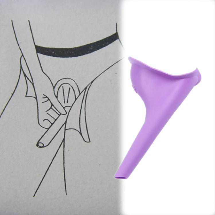 Femme portable urinoir voyage extérieur stand up pipi uriner cas disposi XC