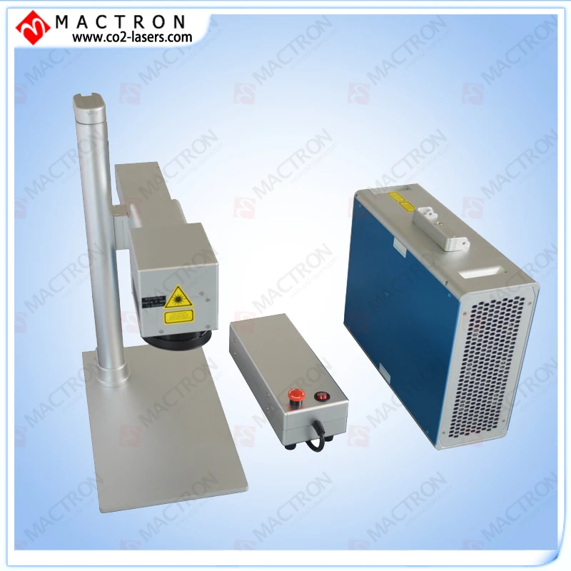 NEW Style Mini 20W fiber laser marking machine price For Metal Marking Blue ColourWoodworking