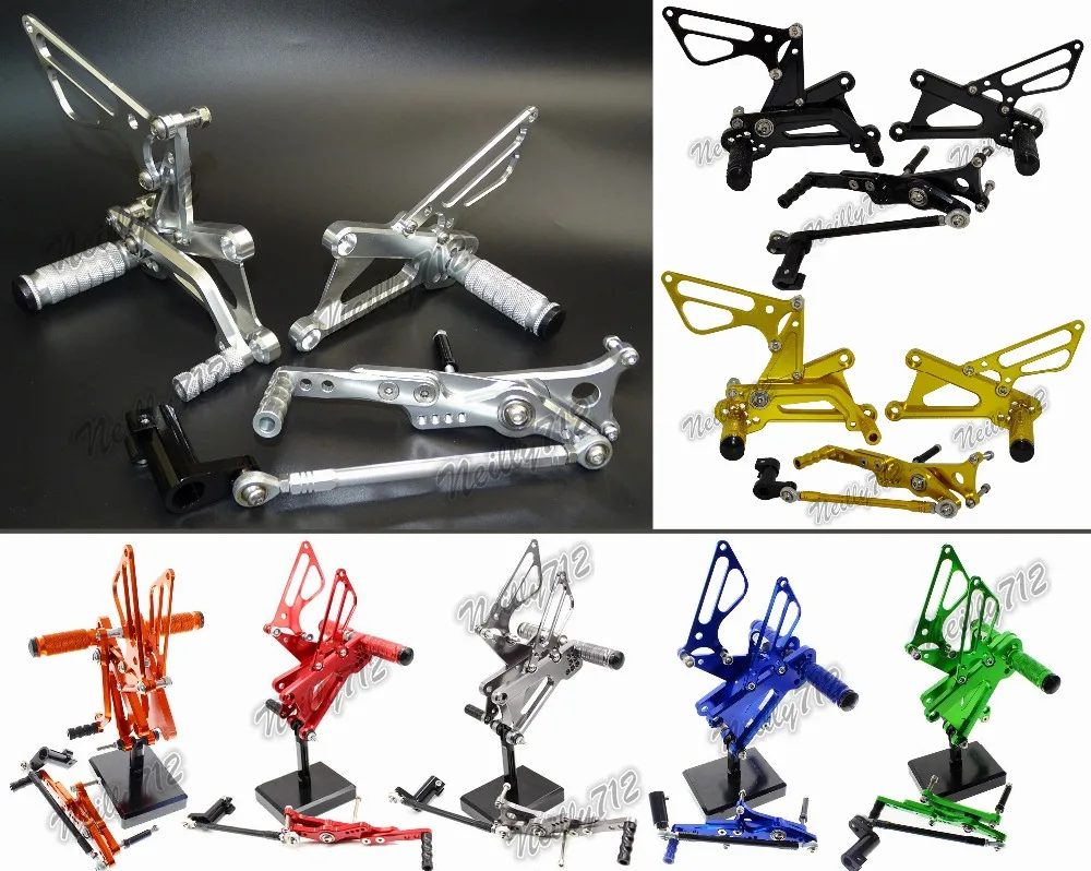 

Sale CNC Adjustable Rider Rear Sets Rearset Footrest Foot Rest Pegs For Triumph Street Triple 675 R 2006 2007 2008 2009-2012