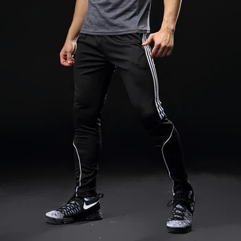 Sport Running Pants Men With Pockets Athletic Football Soccer Training Pants Elasticity Legging jogging Gym Trousers 319 1