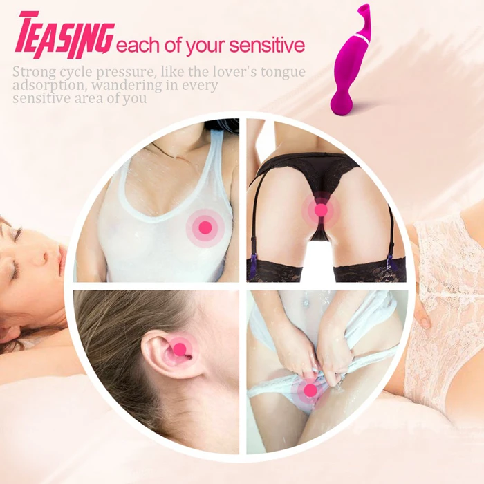 12+12 Modes Sucking Vibrator Nipple Pussy Sucker Clitoris  Vagina Masturbator Dildo G-spot Stimulator Oral Sex Toys for Woman8