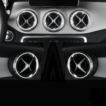Автомобильные аксессуары для Mercedes-Benz GLA CLA W117 X156- кондиционер Рамка для украшения выходного отверстия бриллиантовые наклейки