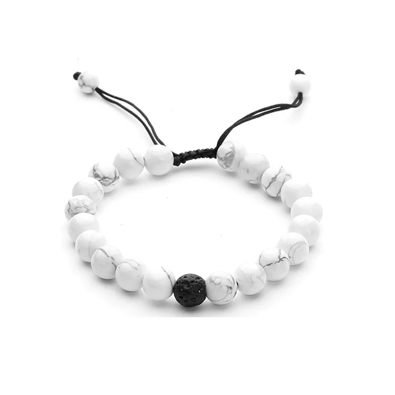 Lava Stone Couple Bracelet Men Jewelry Bracelets For Women Pulseira Masculina Jewellery Feminina Bileklik Adjustable Armbanden Lava Stone Couple Bracelet Men Jewelry Bracelets For Women Pulseira Masculina Jewellery Feminina Bileklik Adjustable Armbanden