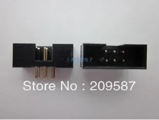 10x DC3 6 Pin кожух штыревой разъем 2 54 мм|connector 2.54mm|connector maleconnector header |
