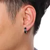Vnox Stainless Steel Mens Womens Hoop Earrings Huggie Hypoallergenic Ear Clip Jewelry 2