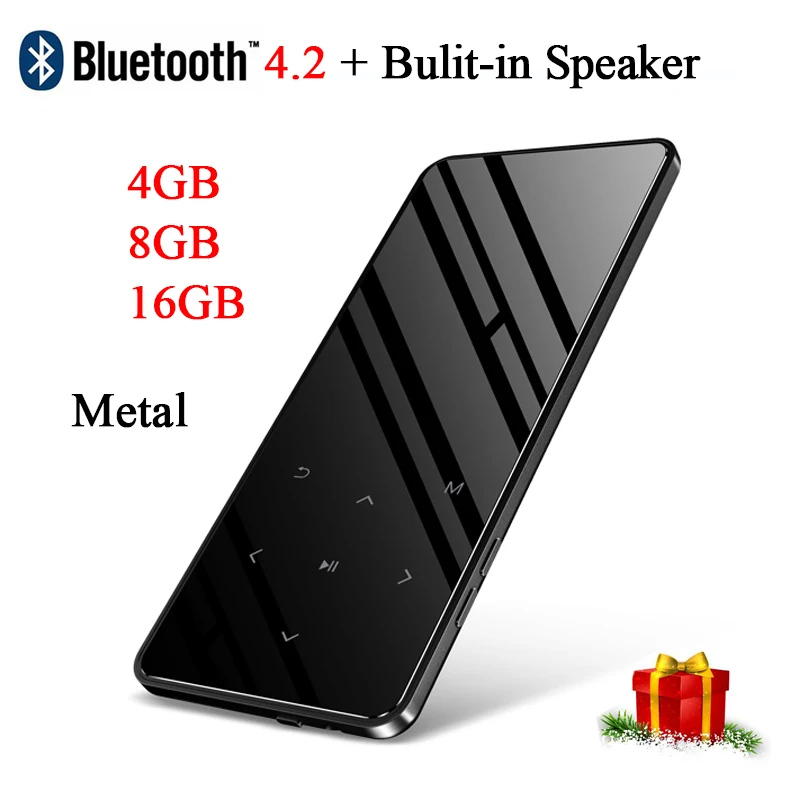 Новый Bluetooth Сенсорный HI FI MP3 музыкальный плеер тонкий Walkman 4G 8G 16G для бега ходьбы и