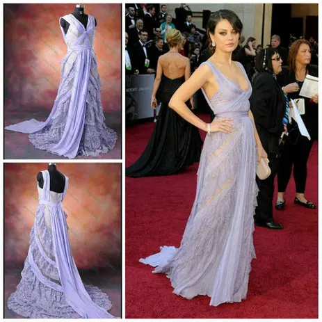 mila kunis oscars dress