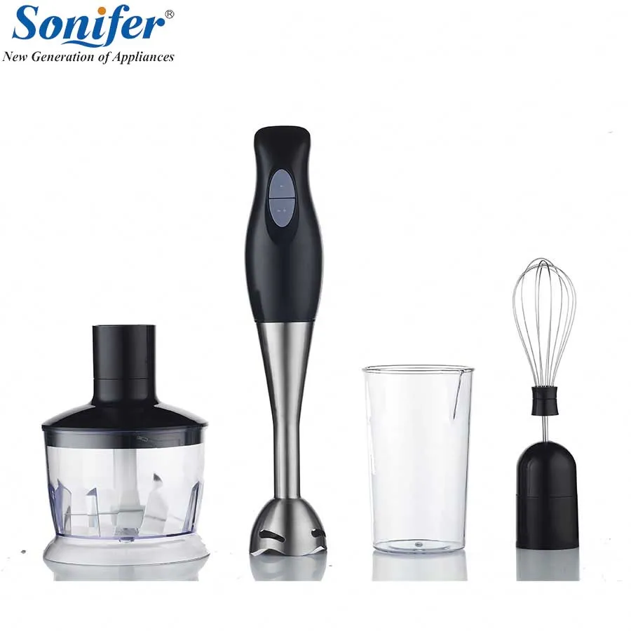 

200W Two Speed Electric Hand Blender for 4 in 1 Electric Kitchen Food Mixer Kitchen Egg Beater Vegetable Meat Grinder Sonifer