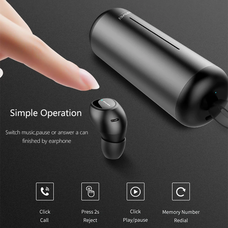 AWEI T5 TWS беспроводные наушники, водонепроницаемые, Blutooth наушники, Спортивная Bluetooth гарнитура, стерео гарнитура, наушники с зарядным устройством