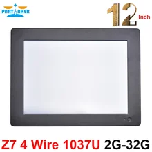 Partaker Z6 Intel Celeron 1037u Embedded Installation All In One Touch PC With 2G RAM 32G SSD
