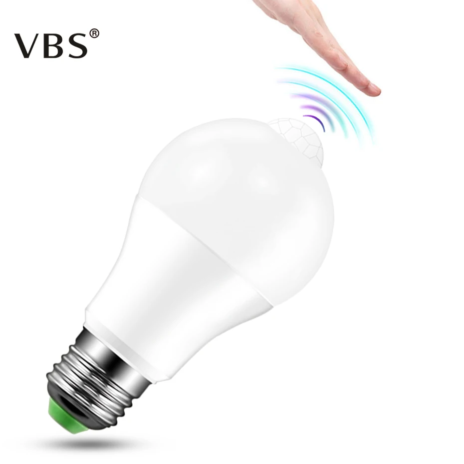 

E27 B22 Motion Sensor LED Lamp Bulb 12W 18W Smart PIR Sensor LED Light Bulbs Auto On/Off Night Lighting AC85-265V Bombilla Led