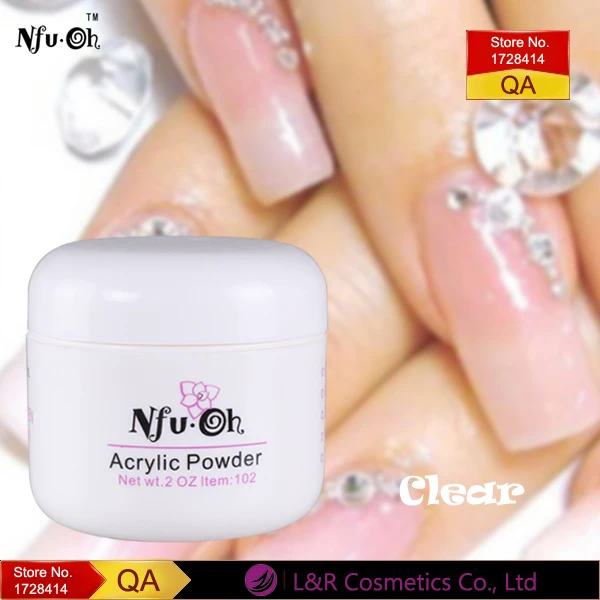 Nfuoh Clear Acrylic Nails Extension Design Crystal Powder Nail Art Tips Builder Polymeric Powder Powder Container Powder Adhesivepowdered Steel Aliexpress