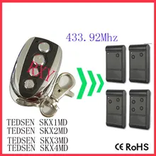TEDSEN SKX1MD SKX2MD SKX3MD SKX4MD пульт дистанционного управления 433,92 МГц для ворот гаража TEDSEN пульт дистанционного управления 433 МГц
