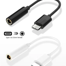 USB-C Тип C до 3,5 мм аудио Aux кабель для подключения наушников адаптер для samsung huawei Motorola htc SONY Oneplus Xiaomi Vivo OPPO