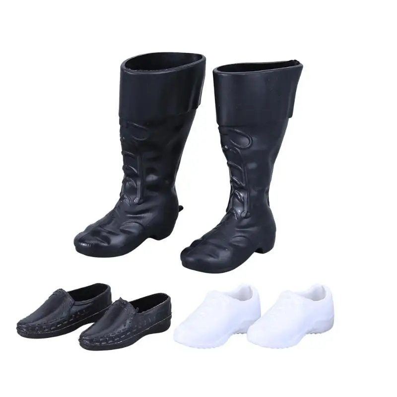 3 пары кукольных туфель кроссовки для принца мужские высокие сапоги девочек