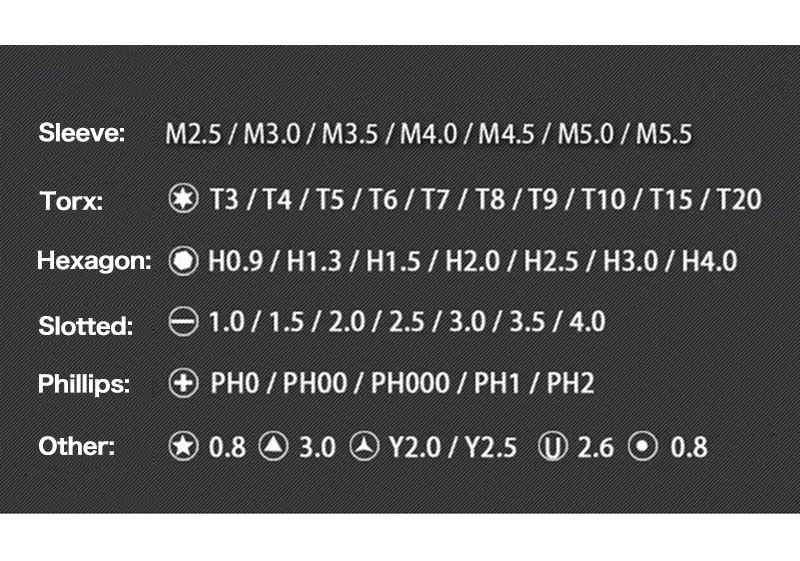 Jewii 45 в 1 Набор отверток прецизионная Магнитная многофункциональная отвертка мобильный телефон компьютер ПК ремонт электронных устройств ручные инструменты