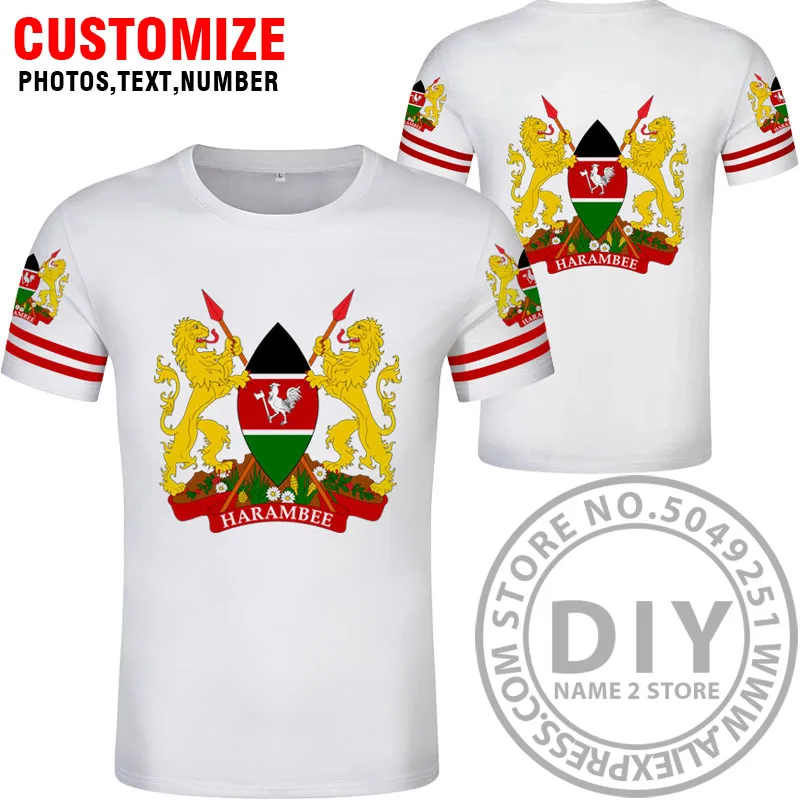 Кенийская футболка «сделай сам», изготовление под заказ, имя, номер, футболка кэна, национальный флаг, кенийский Национальный флаг, кенийский Национальный принт, фото 0, одежда - Цвет: Style 5