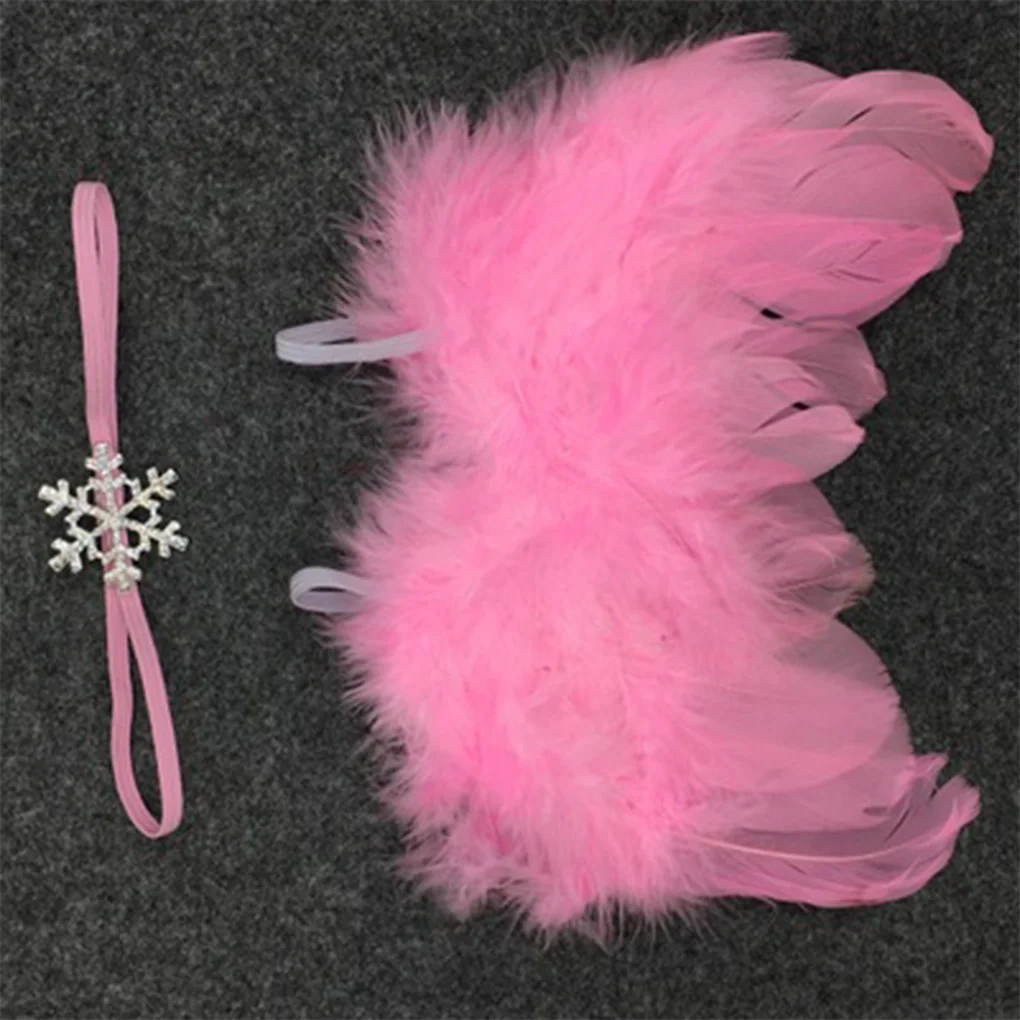 Newborn Photography Accessories Angel Wing Baby Photo Props Handmade Costumes For Infants Fotografia Crochet Costumes For Baby