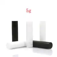 5 グラム × 100 リップクリームプラスチックチューブ容器空のリップクリーム容器空のリップスティックボトル口紅 tubeContainer 黒