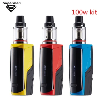 

100W Box Mod Vape Kit 2200mah Battery With 3.0ml Tank Vaporizer Electronic Cigarette Vaper Digital Screen E Cig Vape Pen Kit