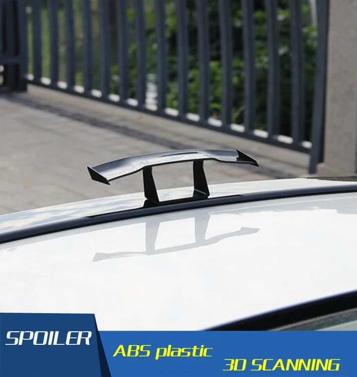 

For General Car tail mini gm spoiler modified gt small tailwing mini with no punch in the ABS spoiler character decoration movem