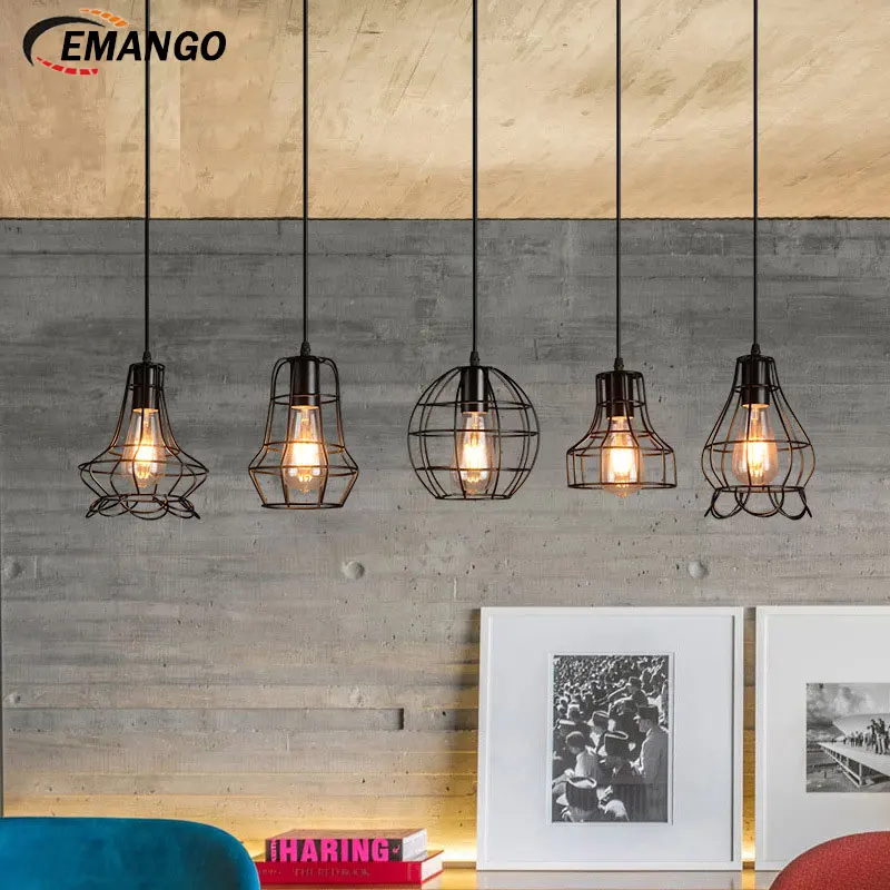 modern black cage pendant lights iron minimalist retro nordic loft pyramid lamp metal Hanging Lamp E27 Indoor WWL196 modern black cage pendant lights iron minimalist retro nordic loft pyramid lamp metal Hanging Lamp E27 Indoor WWL196