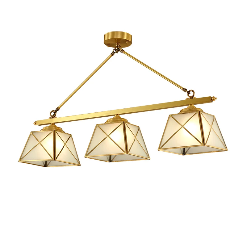 European copper dining room pendant light creative personality modern