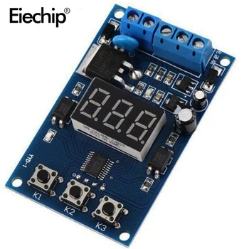 

1pcs New Trigger Cycle Timer Delay Switch Circuit Control Board MOS FET Driver Module Blue