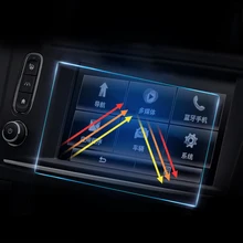 Di Navigazione GPS Per auto Portective In Acciaio Vetro Temperato Protezione Dello Schermo Pellicola Per Renault Kadjar 2015 2016 2017 2018 Accessori