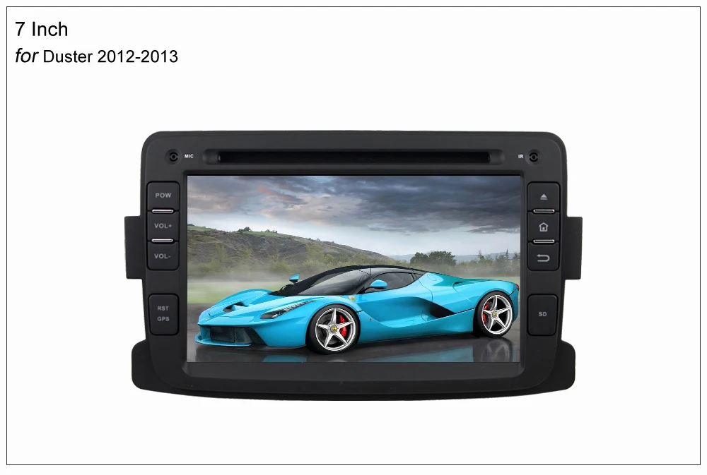 Excellent SINOSMART Android 9.0 4G RAM 8 core CPU Car DVD GPS Navi Player for Renault Duster 2012-2016 with Canbus 7