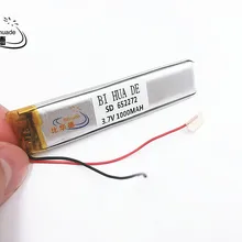 Li-po 3,7 V 1000 mAh 652272 литий-полимерный Li-po li ion Перезаряжаемые Батарея клетки для Mp3 MP4 MP5 gps