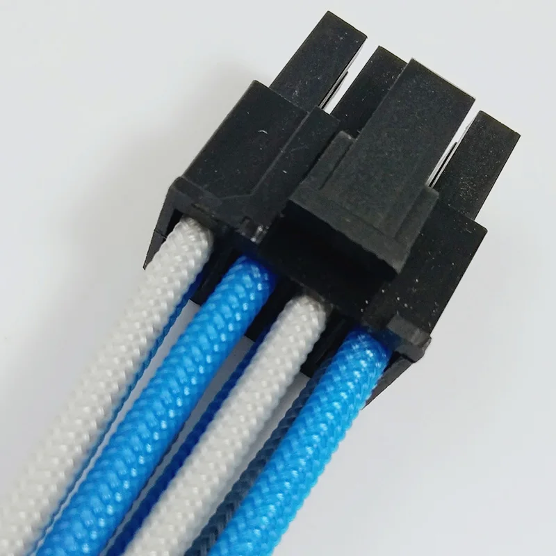 PCI-E_8pin_light_Blue_grey_sleeve_extension_cable_2