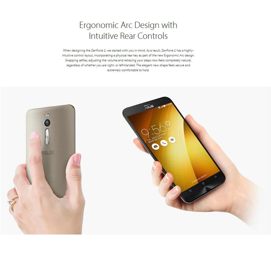 Оригинальный ASUS ZenFone 2 ZE551ML 4 г LTE мобильный телефон ядра ГБ оперативная память 32