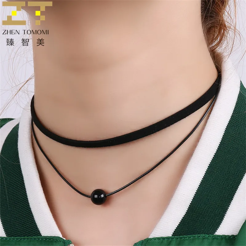 

2018 New Arrivals Fashion Collares Collier Simulated Pearl Necklace Maxi Statement Multilayer Chokers Necklaces Women Jewelr