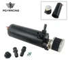 PQY - Universal Billet Aluminum Baffled 2-port Oil Catch Can Tank with Breather Filter Engine Mini Oil Separator PQY-TK94 ► Photo 1/6