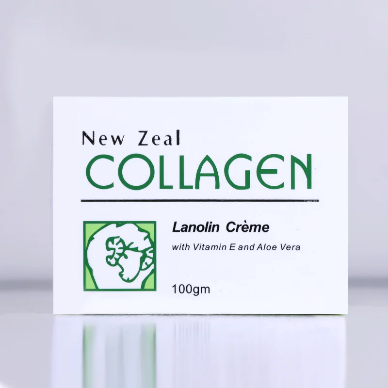 Коллагеновый крем JYP NewZealand Lanolin Увлажняющий дневной для лица с витаминами E и алоэ