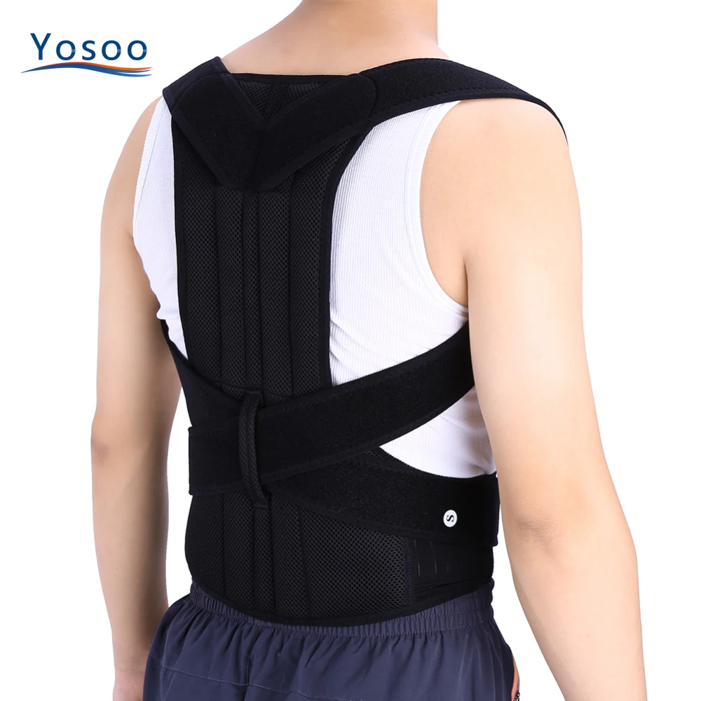 Adjustable Adult Corset Back Posture Corrector Therapy Shoulder Lumbar Brace Spine Support Belt Posture Correction For Men Women Adjustable Adult Corset Back Posture Corrector Therapy Shoulder Lumbar Brace Spine Support Belt Posture Correction For Men Women