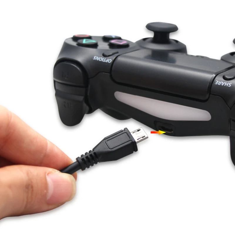 Для sony PS4 тонкий игровой контроллер 2 в 1 Micro зарядный USB кабель для передачи данных зарядное устройство для P4 хост и ручка кабель