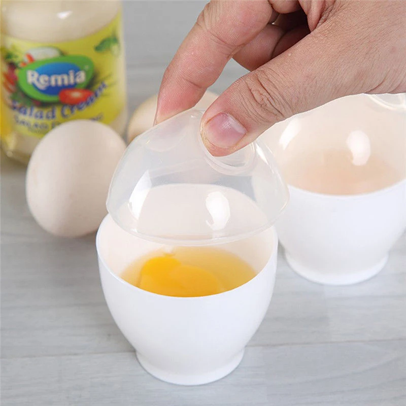 Microwave Oven Egg Boiler Cooking Pot Egg Container Mould Shellless Egg