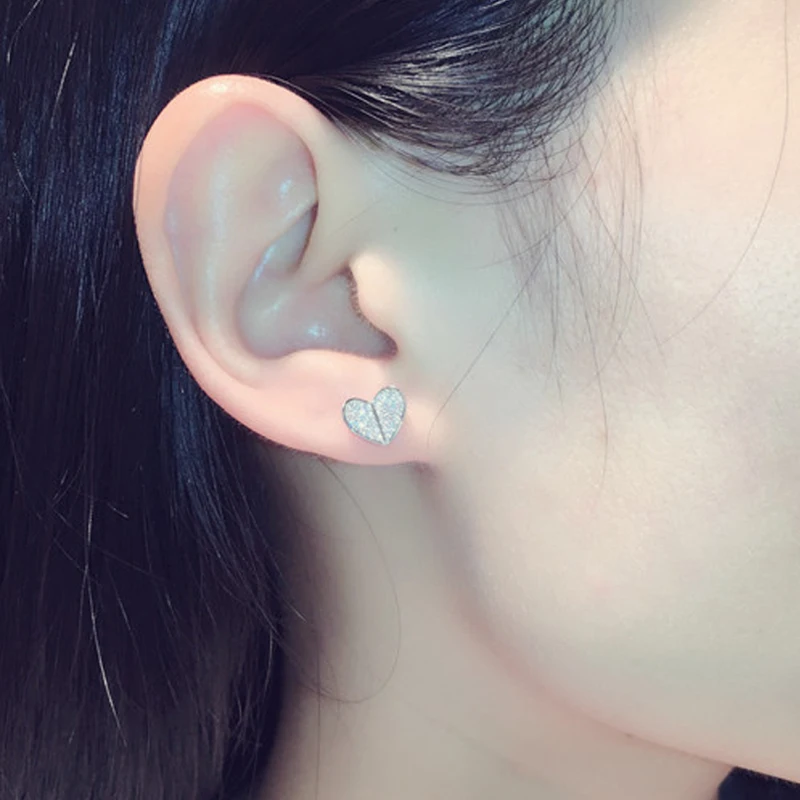 heart earrings sterling silver (5)