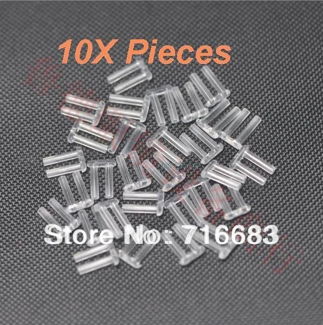 

10X pieces Durable Hard Dual Plastic Stopper Pieces Nails For Rimless Eyeglass Frames Glasses Lens Fixing Device
